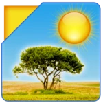 cute weather widget android application logo